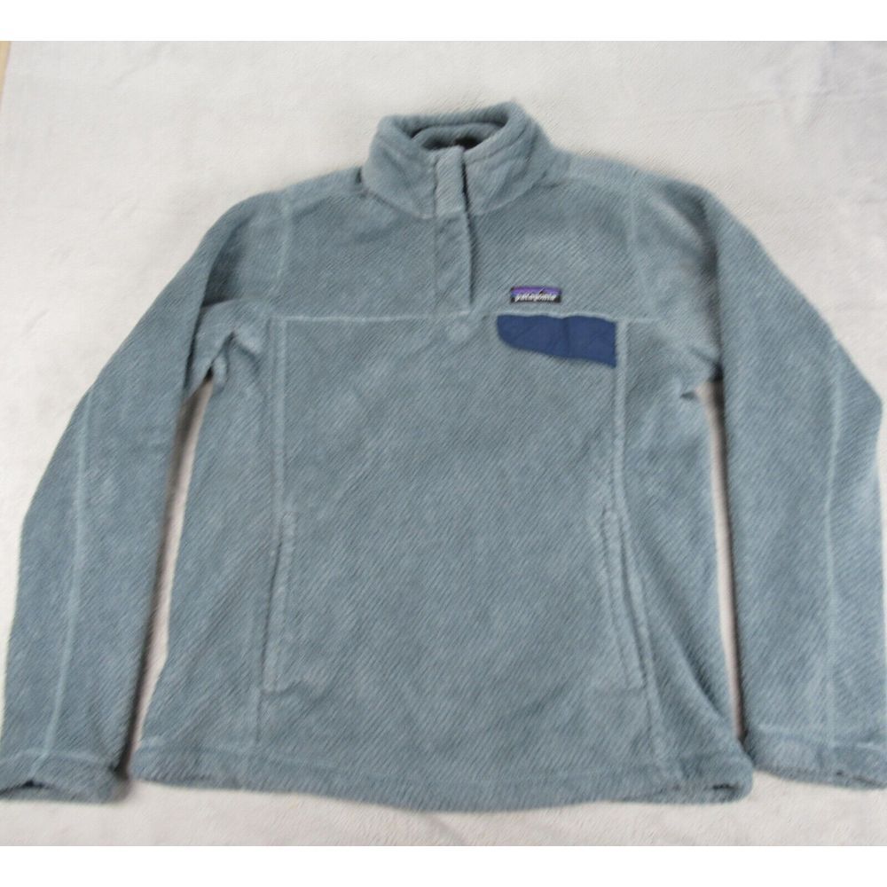 Patagonia Gray Quarter-Zip Sweater